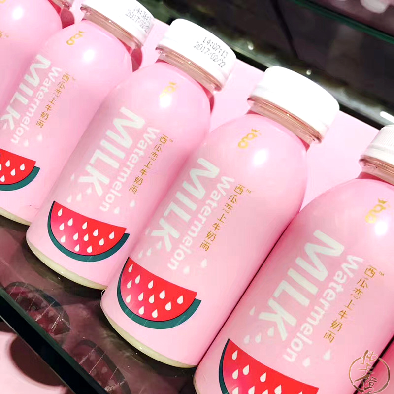 谷耐新西兰奶源 西瓜牛乳奶西瓜恋上牛奶雨280ml*5瓶含乳饮料包邮