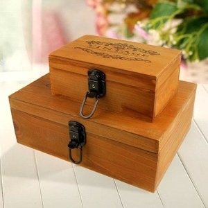 实木锁盒图片