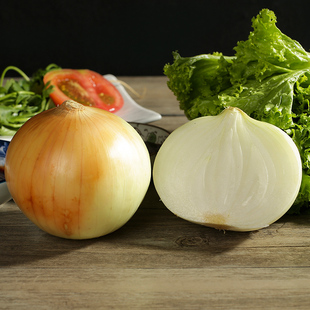 梅里斯 东北洋葱黄皮白葱头包邮绿色农产品毛葱新鲜蔬菜圆葱5000g