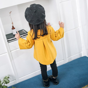 女宝宝冬装2018新款秋季女童加厚棉袄小公主