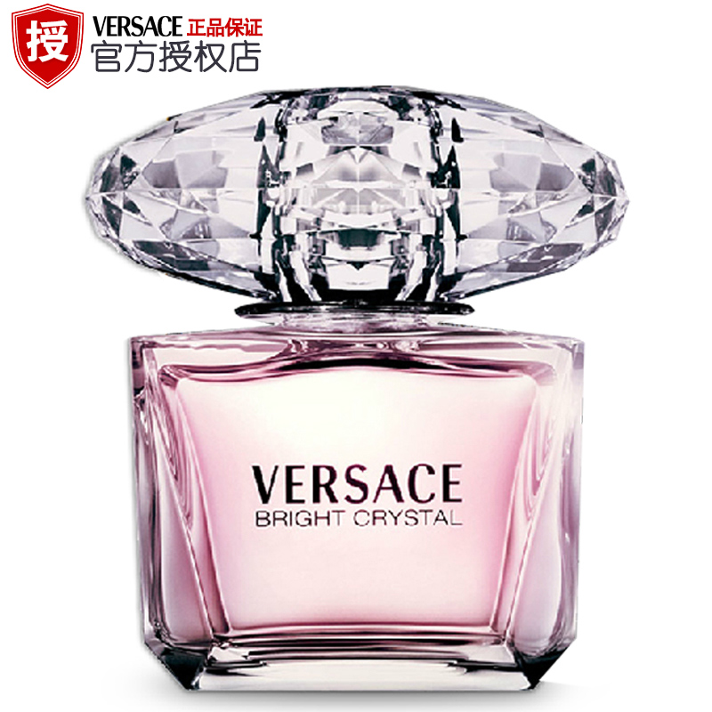 versace范思哲晶钻粉钻女士淡香水小样5ml香氛恋q版持久甜美香调