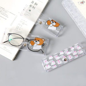 眼镜盒女韩国可爱学生近视眼镜盒创意儿童眼镜