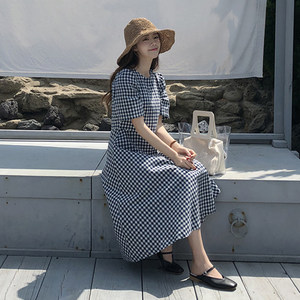 【女士方格连衣裙价格】最新女士方格连衣裙价