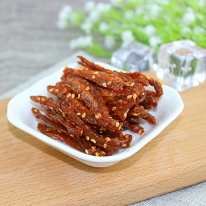 海味零食北海特产香辣银鱼仔 芝麻小银鱼干麻辣小鱼袋装500g即食