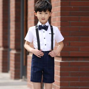 幼儿园毕业服男童表演服装夏儿童礼服套装男夏