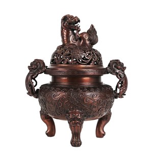 纯铜大明宣德炉仿古铜香炉图片