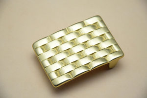 铜皮带扣头铜板扣手工加厚男士皮带扣头铜配件个性简约新款 4cm