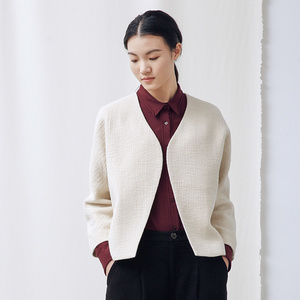 class=h>无领 /span>羊毛棉麻 span class=h>西装 /span>外套 span