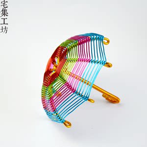 宅集|手工diy铝线雨伞小花伞工艺品玩具彩色铝丝工艺品情人节礼物