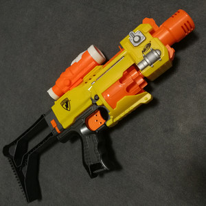 孩之宝热火nerf绝版小钢炮电动连发左轮安全软弹发射器儿童玩具枪