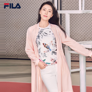 fila斐乐高圆圆同款 span class=h>女 /span>外套2018秋季新品 span