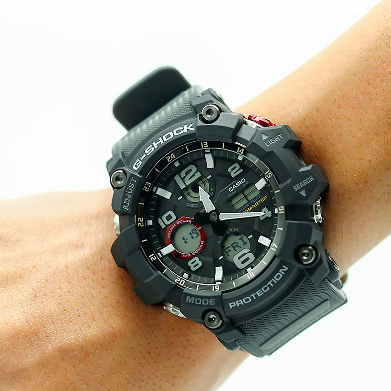 卡西欧CASIO 手表 G-SHOCK GWG-100/1000-1A8/1A3/1A光能电波男表