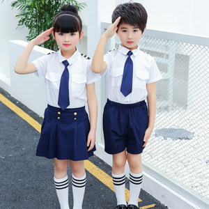 兒童校服套裝海軍服演出服幼兒園園服夏季 span class=h>水手服 /span