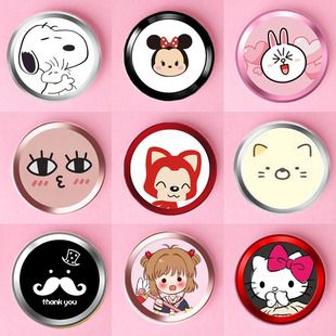 9元3个高品质】苹果8i67plus5s6p按键贴home指纹贴卡通8pipad