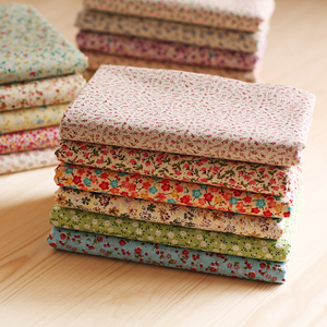 小花棉布布料纯棉图片