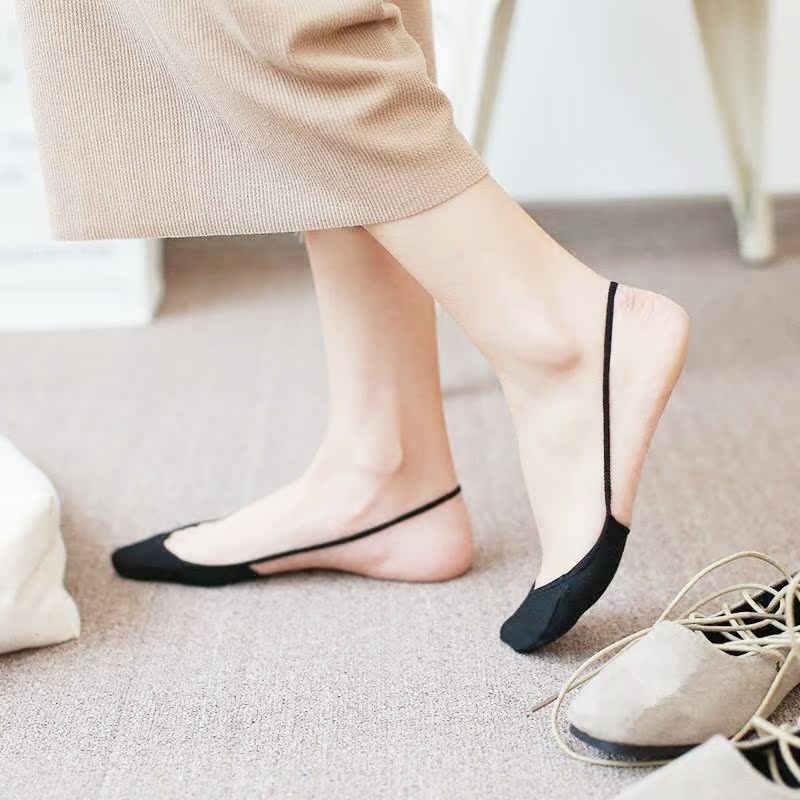 【五双装】无痕吊带袜高跟鞋隐形船袜