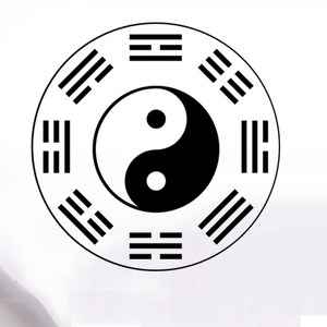 八卦墙 span class=h>贴纸 /span>武术跆拳道馆装饰太极八卦图公司