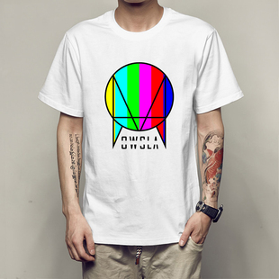 短袖t恤 owsla 史奇雷克斯 厂牌 skrillex 潮牌 新男款 宽松 圆领