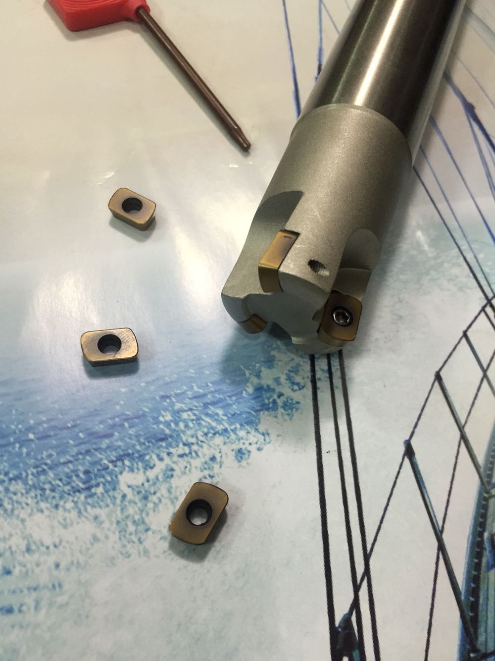 2次利用日立数控刀片 刀杆直径有16 17 20 21 25 26 r2快速铣刀