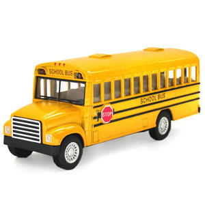 kinsmart儿童玩具小巴士客车校车schoolbus合金回力车汽车模型