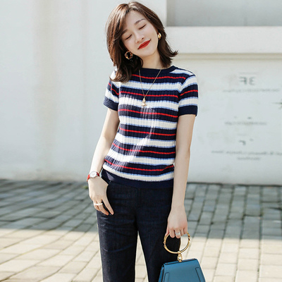 2019冰丝针织衫女开衫外搭夏季超短款高腰罩衫搭配吊带裙的小披肩