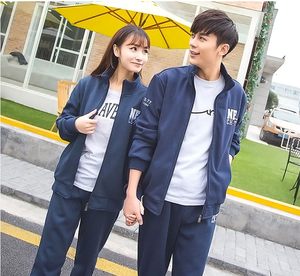 新款运动套装男春秋休闲运动服套装男中青年春