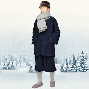 尚远冬款加厚小褂保暖 span class=h>棉麻 /span>加绒 span class=h>