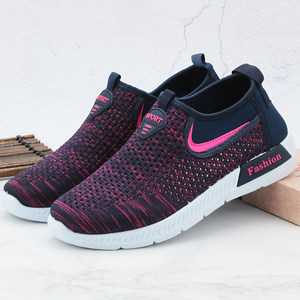 老北京布鞋女平跟夏季妈妈透气中老年人网鞋运