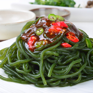 即食海带面340克*3袋麻辣凉拌海带盐渍海带丝面新鲜海带粉速食 ￥ 35