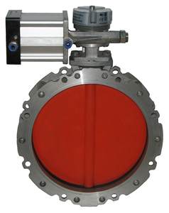 气动铝合金蝴 span class=h>蝶阀 /span> dn100 150 200 250 300