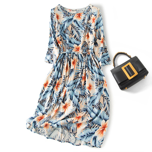 class=h>重磅 /span> span class=h>真丝 /span> 原宿风裙子 蓝色海棠