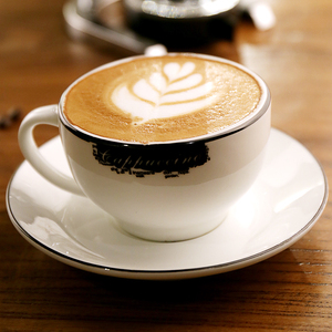 class=h>咖啡 /span>杯碟 套装 黑线 白金宫3件套浓缩单品欧式 span