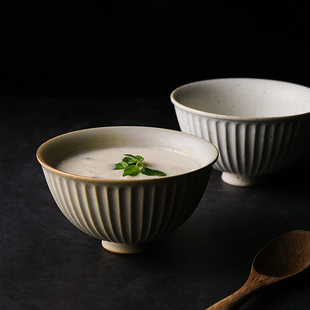 朵颐白山喷釉陶瓷高脚碗家用饭碗菜盘小碗水果盘沙拉碗盘餐具