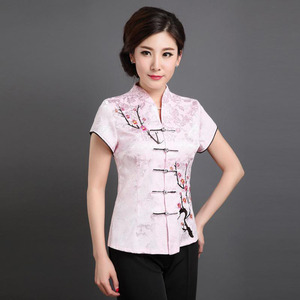 短袖唐装夏季女图片