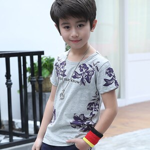 男童装13-15岁夏装12儿童圆领t恤短袖10中大童半袖衫男孩夏季上衣