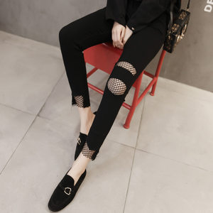 蕾丝破洞打底裤价格