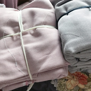 5斤称斤布料纯棉大块布头人字纹条纹色织布窗帘 span class=h>沙发布 