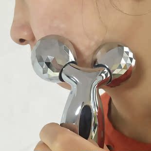 瘦脸神器 3d 滚轮瘦脸神器 家用脸部美容仪器 小v脸 瘦身 瘦脸器