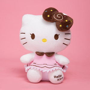 凯蒂猫hello kitty系列公仔粉色哈喽kt女童生日 span class=h>礼物 