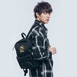 outerspace八三夭李贤璞同款up微笑力量后背包情侣双肩包书包学生