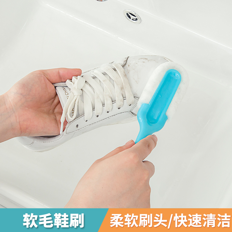 日本lec鞋刷多功能擦鞋清洗刷鞋刷子软毛家用起泡鞋刷擦鞋洗鞋刷