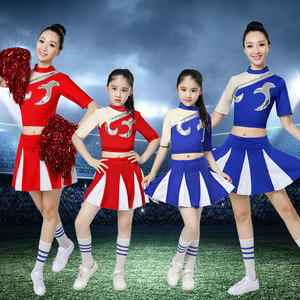 成人儿童啦啦操演出服装小学生啦啦队幼儿舞蹈