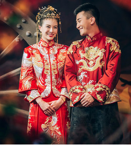 【婚礼中式礼服新郎图片】婚礼中式礼服新郎图