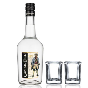 进口洋酒 原装弗莱德船长白朗姆酒烘培酒鸡尾酒基酒700ml