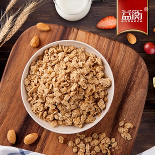 益衡香脆燕麦片500g即食早餐 冲饮美味手工干吃甜麦片泡牛奶酸奶