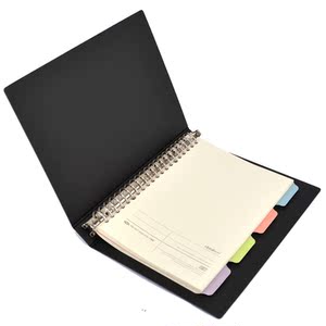  span class=h>道林 /span>活页本高档pp面金属夹活页册多功能分类