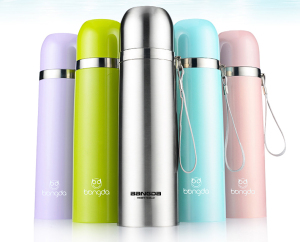 【保温杯按压式水杯盖图片】保温杯按压式水杯