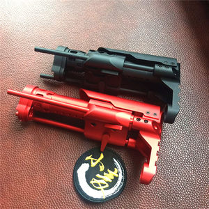 锦明mkm2水弹枪改装 短突hk416c后托 pdw战术后托 伸缩尾托蜜獾托