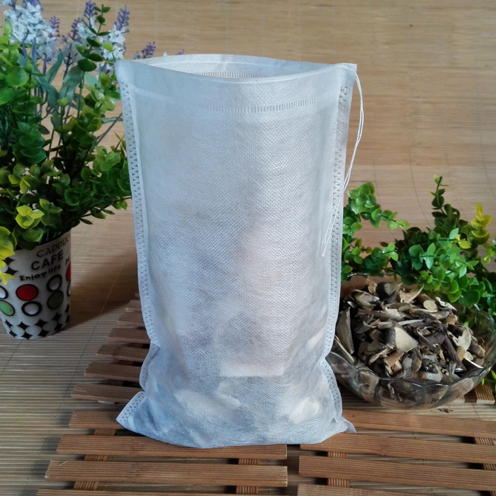 100个 20*30cm抽线型大号无纺布袋煲汤袋厨用一次性过滤隔渣袋