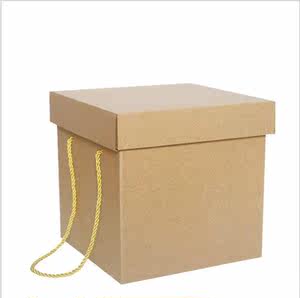 纸箱子摆设长方体装零食定制学生毕业空盒盒子箱好看礼品盒情人节